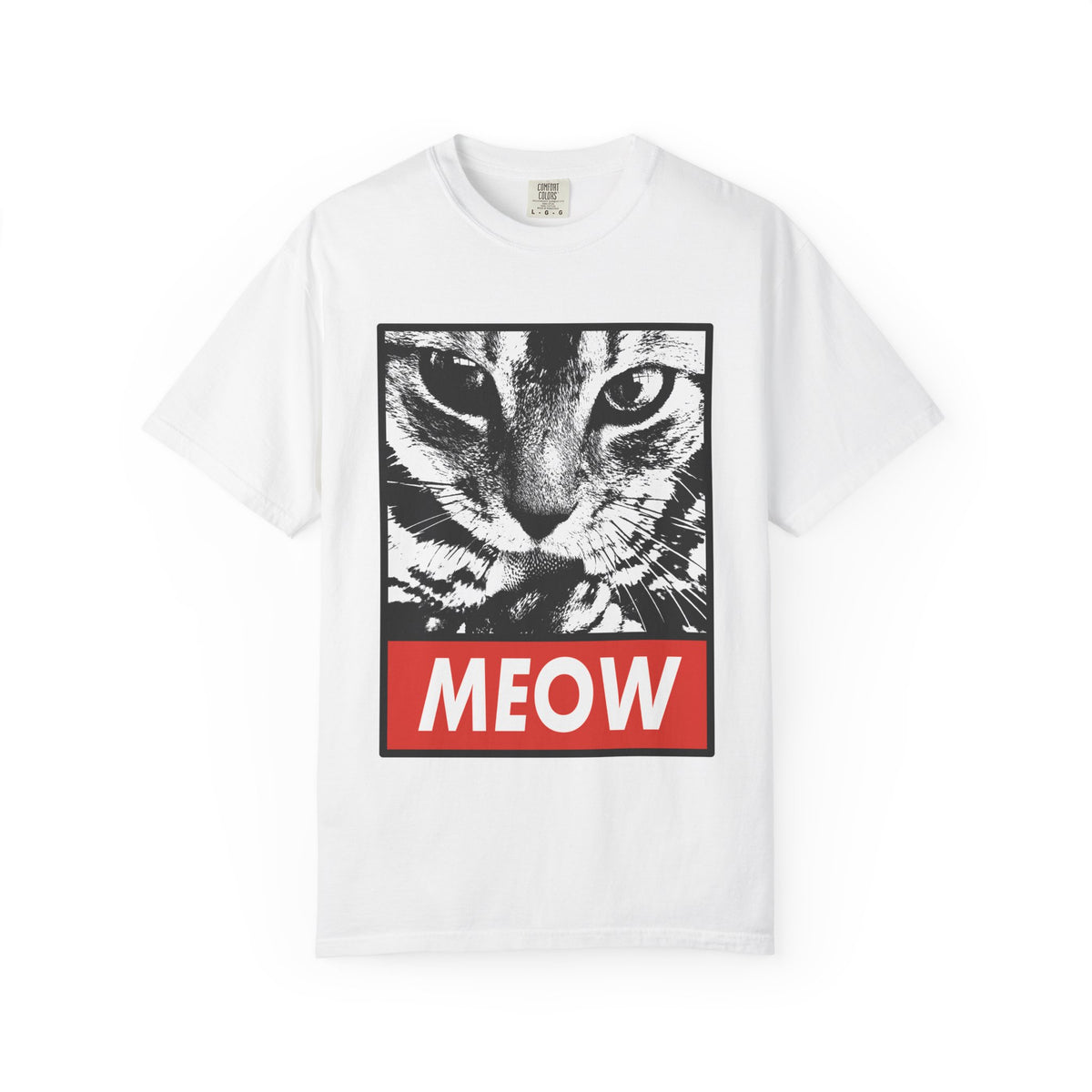 Meow Cat Graphic T-Shirt