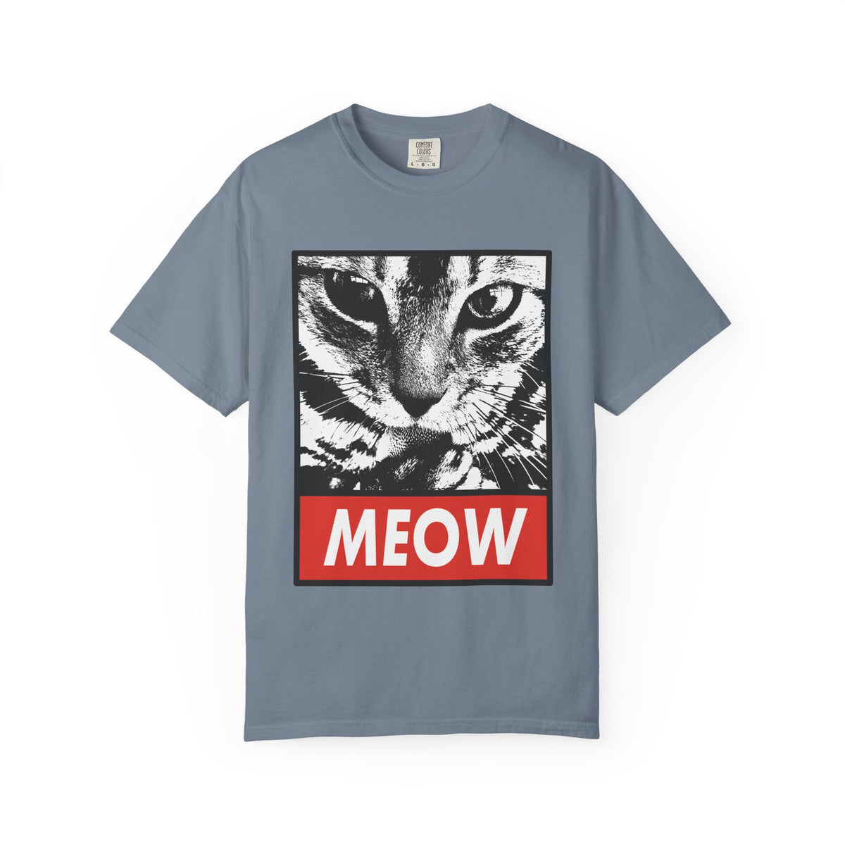 Meow Cat Graphic T-Shirt