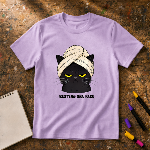 Resting Spa Face Graphic T-Shirt
