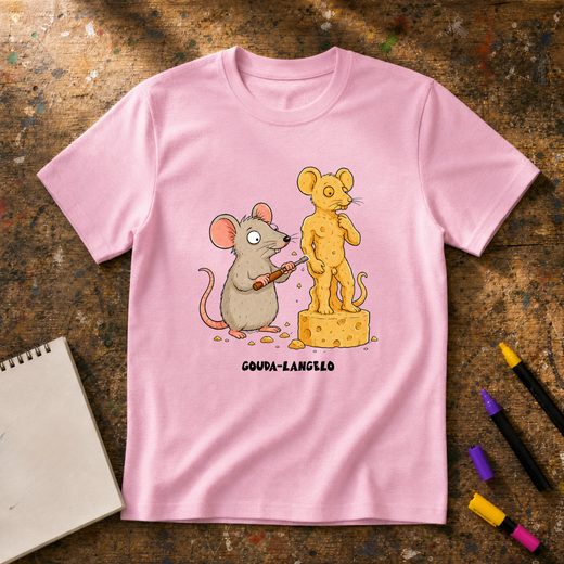 Gouda-Langelo Cheese Sculptor Graphic T-Shirt