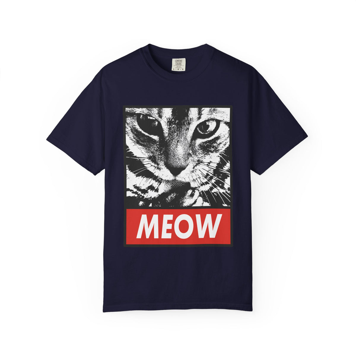 Meow Cat Graphic T-Shirt