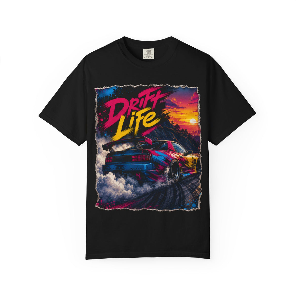 Retro Drift Life Graphic T-Shirt