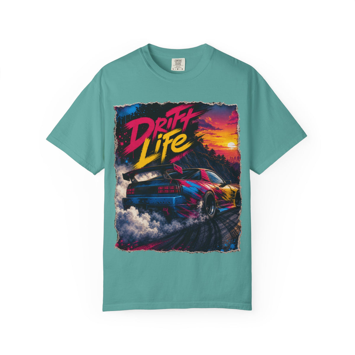 Retro Drift Life Graphic T-Shirt