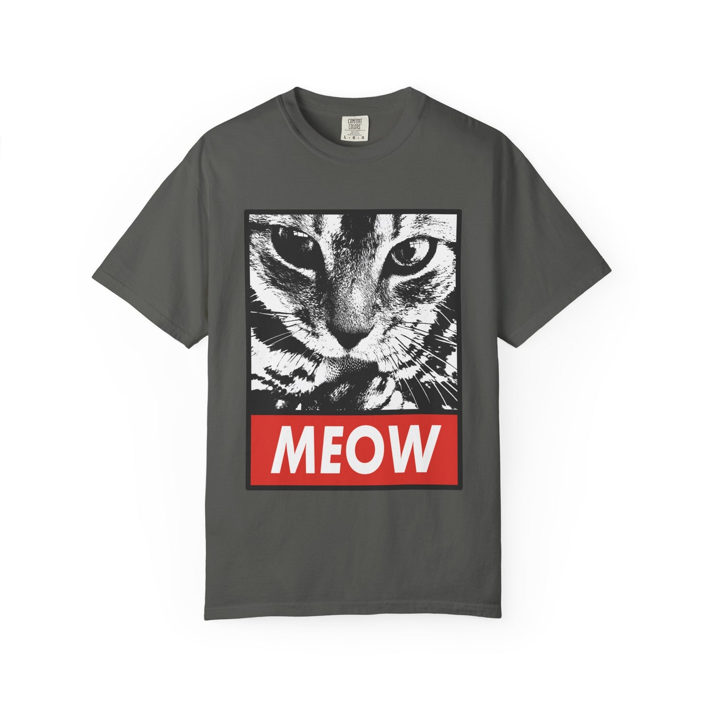 Meow Cat Graphic T-Shirt