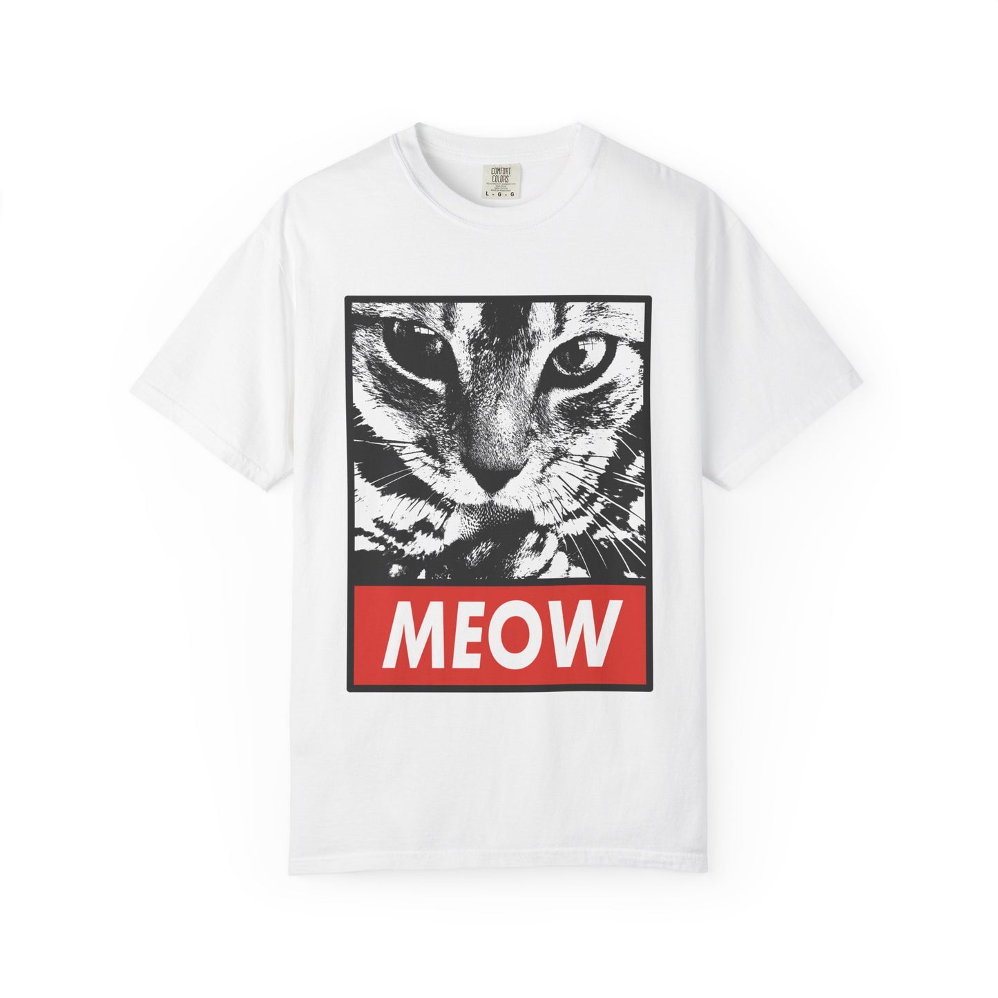Meow Cat Graphic T-Shirt