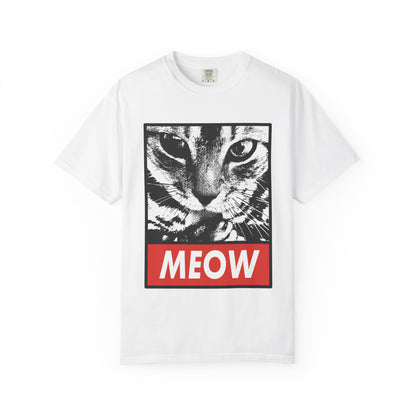 Meow Cat Graphic T-Shirt
