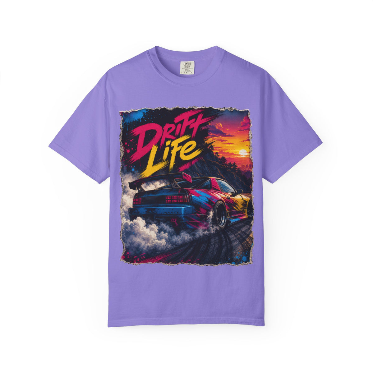 Retro Drift Life Graphic T-Shirt