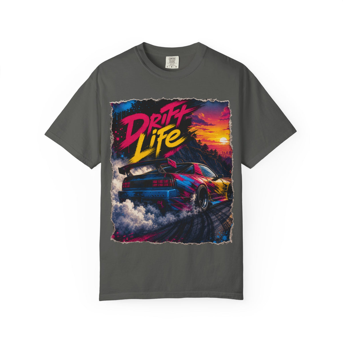 Retro Drift Life Graphic T-Shirt