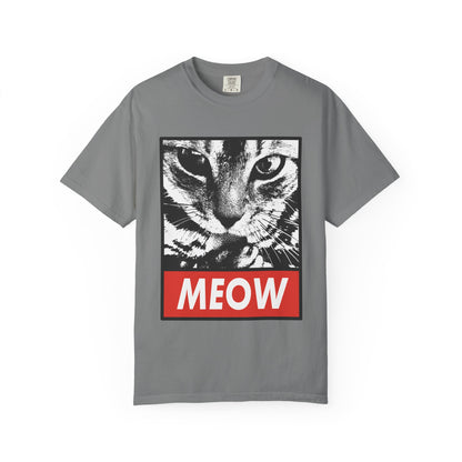 Meow Cat Graphic T-Shirt