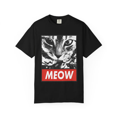Meow Cat Graphic T-Shirt