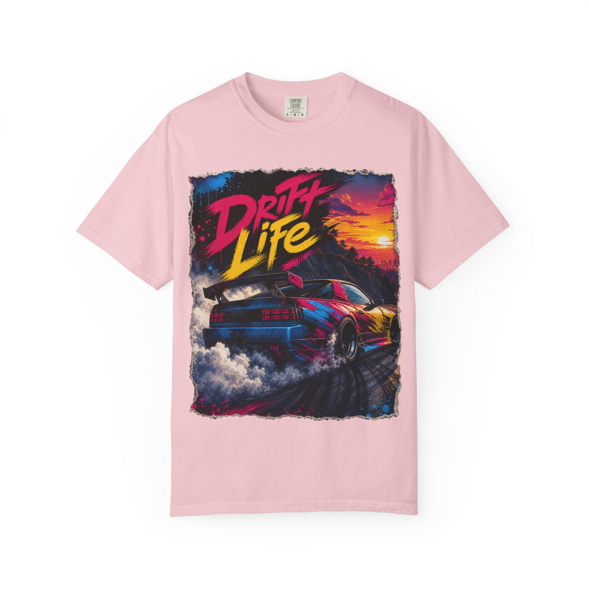 Retro Drift Life Graphic T-Shirt