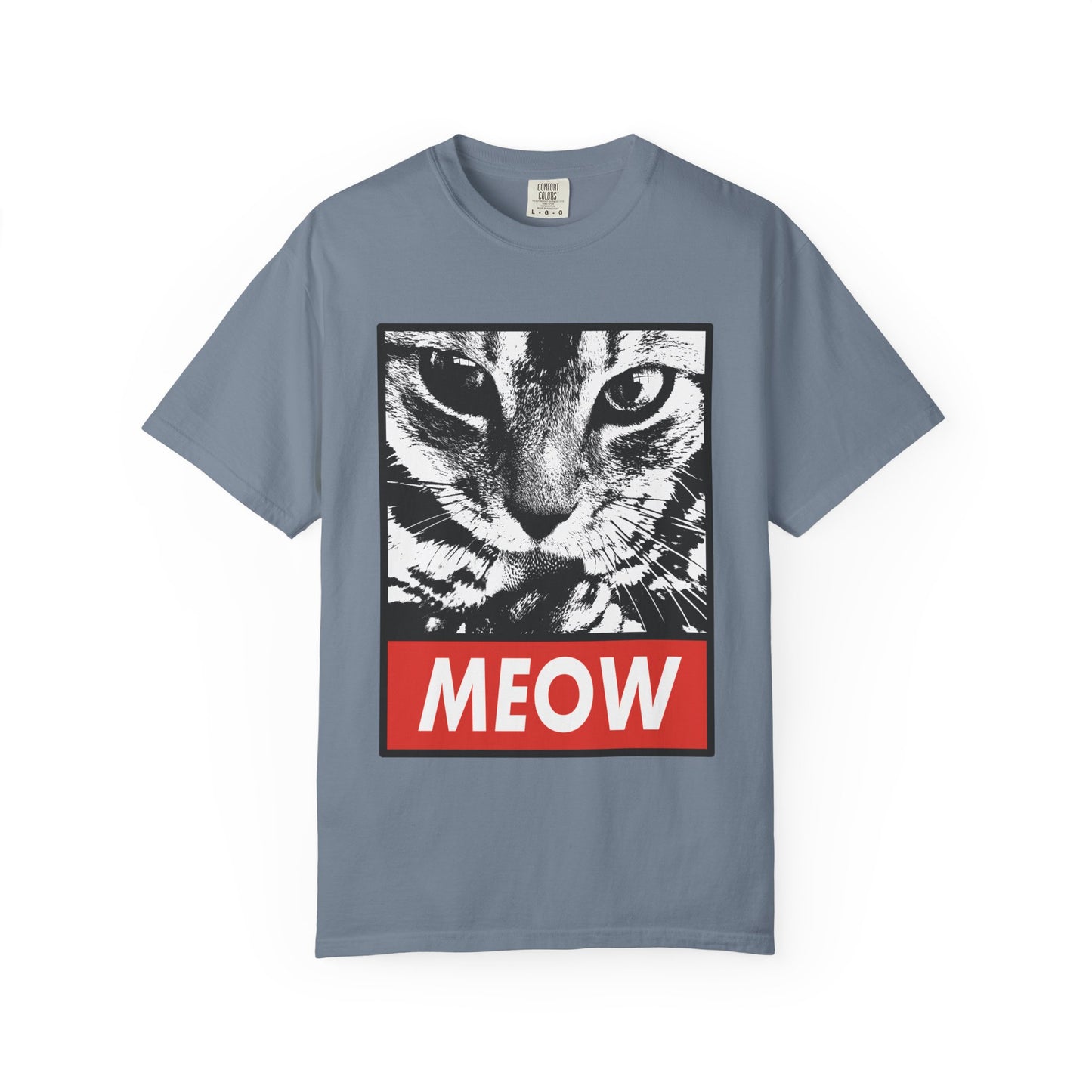 Meow Cat Graphic T-Shirt