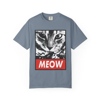 Meow Cat Graphic T-Shirt