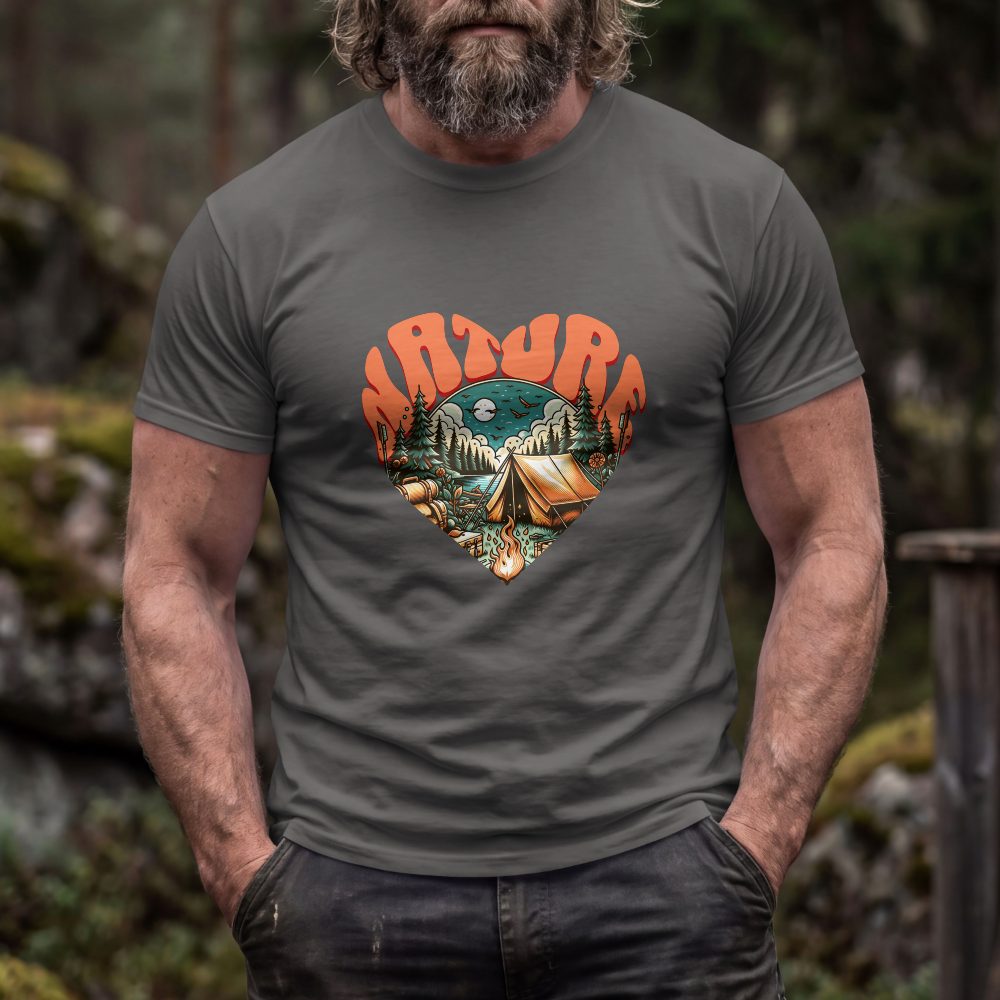 Nature Heart Graphic T‑Shirt