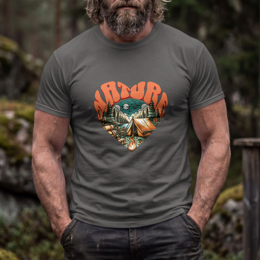 Nature Heart Graphic T‑Shirt