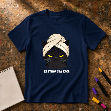 Resting Spa Face Graphic T-Shirt