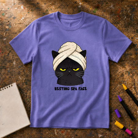 Resting Spa Face Graphic T-Shirt