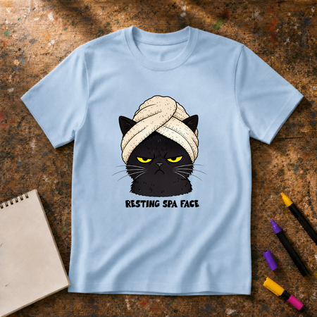 Resting Spa Face Graphic T-Shirt