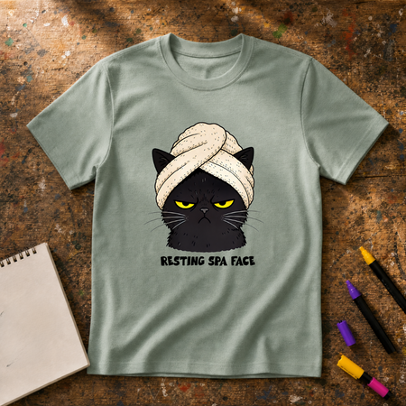 Resting Spa Face Graphic T-Shirt