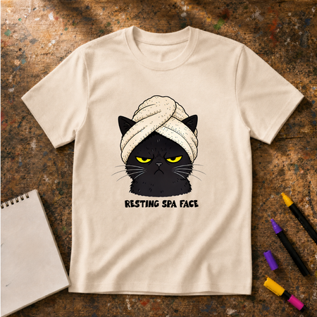 Resting Spa Face Graphic T-Shirt