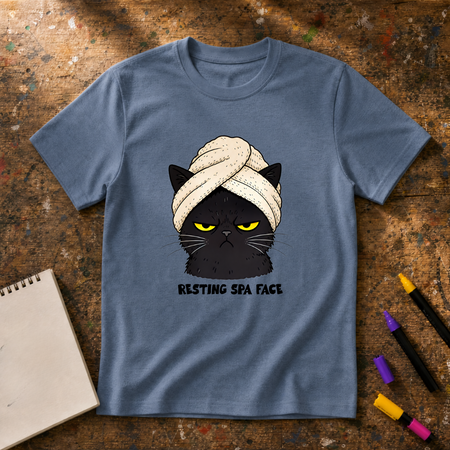 Resting Spa Face Graphic T-Shirt