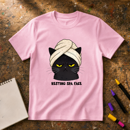 Resting Spa Face Graphic T-Shirt