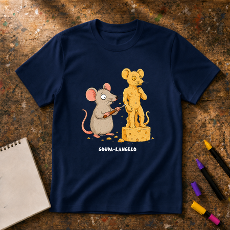 Gouda-Langelo Cheese Sculptor Graphic T-Shirt
