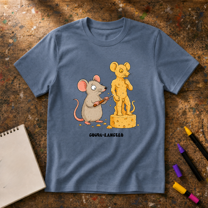 Gouda-Langelo Cheese Sculptor Graphic T-Shirt