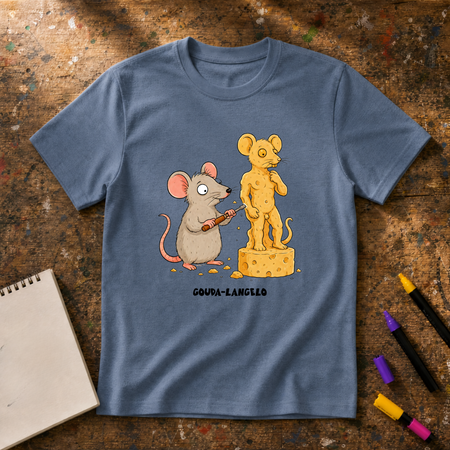 Gouda-Langelo Cheese Sculptor Graphic T-Shirt