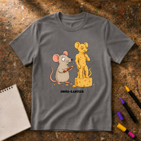 Gouda-Langelo Cheese Sculptor Graphic T-Shirt