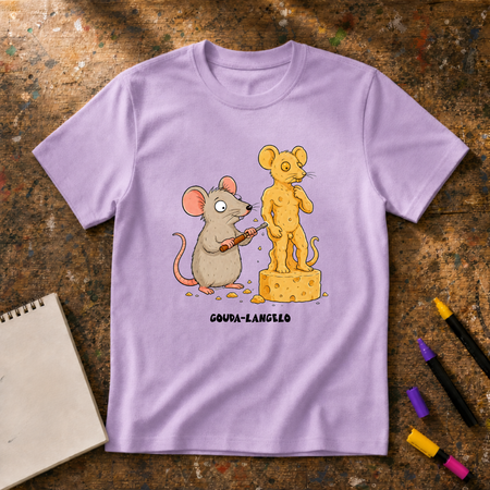 Gouda-Langelo Cheese Sculptor Graphic T-Shirt
