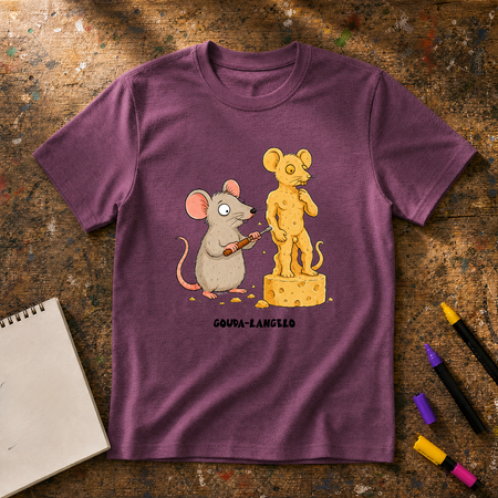 Gouda-Langelo Cheese Sculptor Graphic T-Shirt