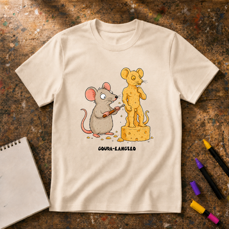 Gouda-Langelo Cheese Sculptor Graphic T-Shirt