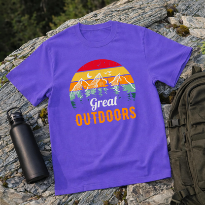 Retro Great Outdoors Graphic T-Shirt