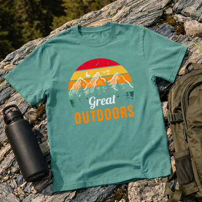 Retro Great Outdoors Graphic T-Shirt