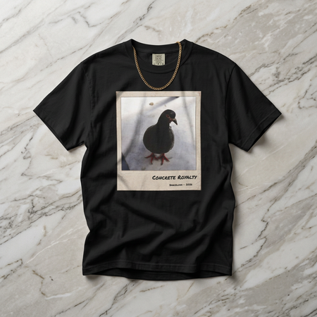 Concrete Royalty Pigeon Graphic T-Shirt