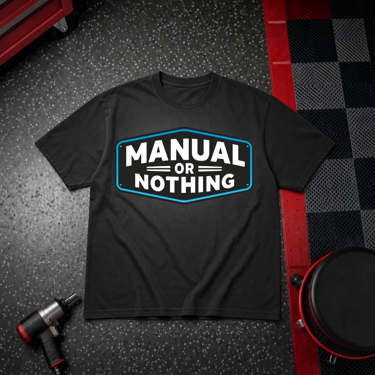 Manual or Nothing Graphic T-Shirt