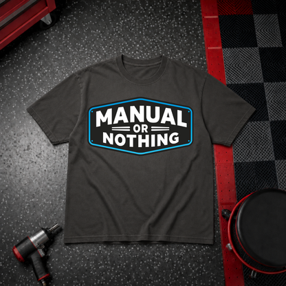 Manual or Nothing Graphic T-Shirt