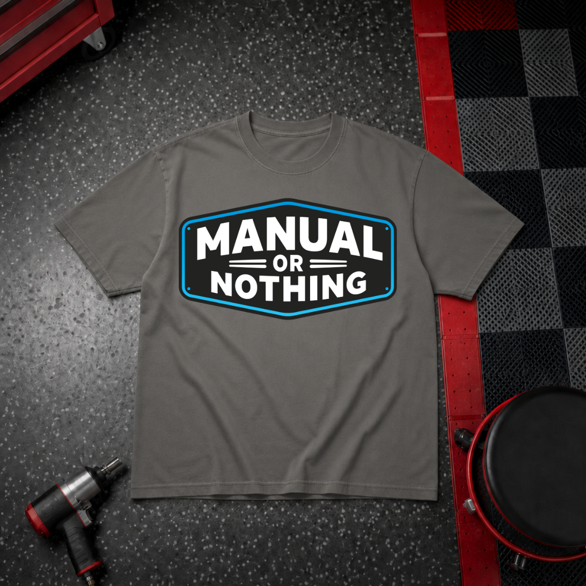 Manual or Nothing Graphic T-Shirt