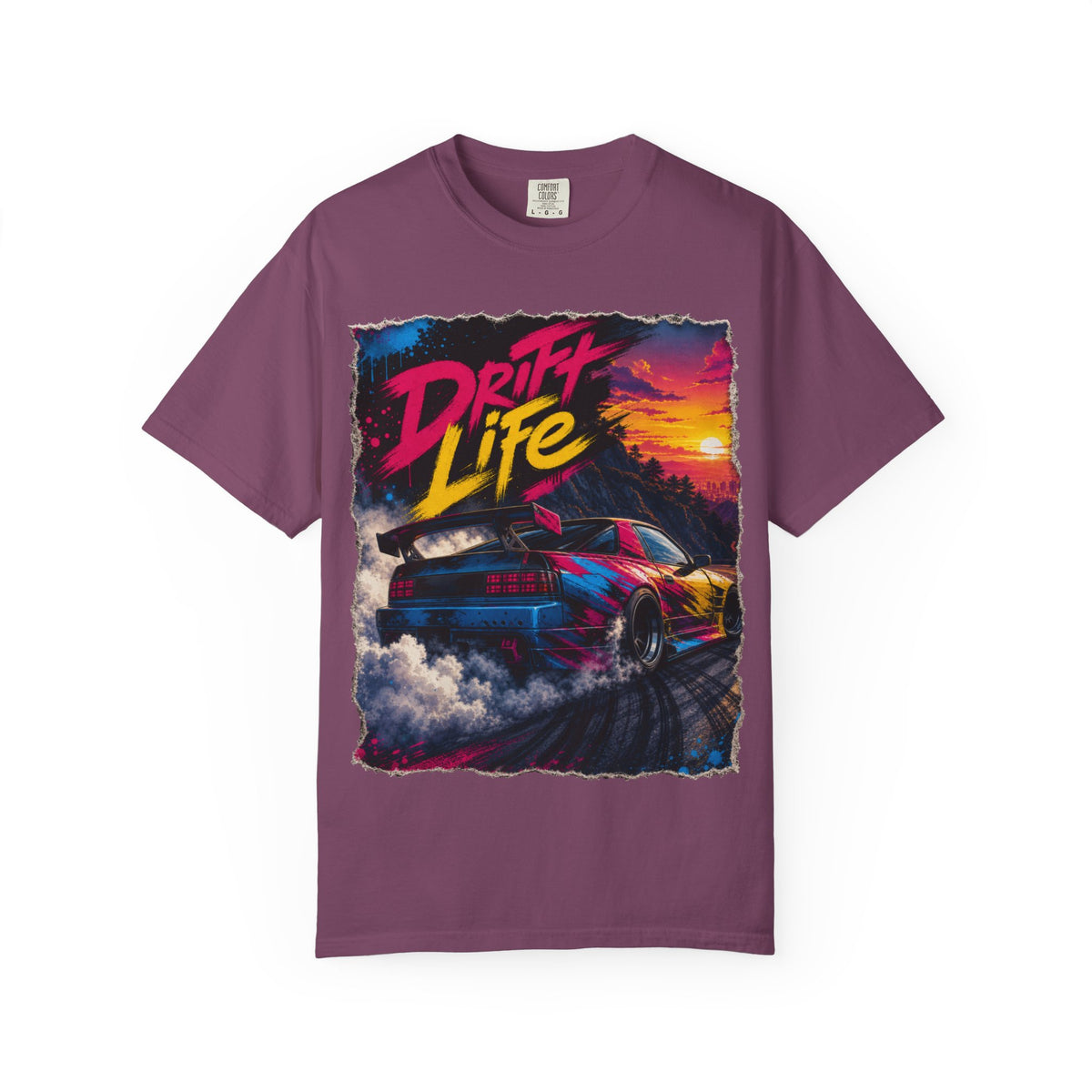 Retro Drift Life Graphic T-Shirt