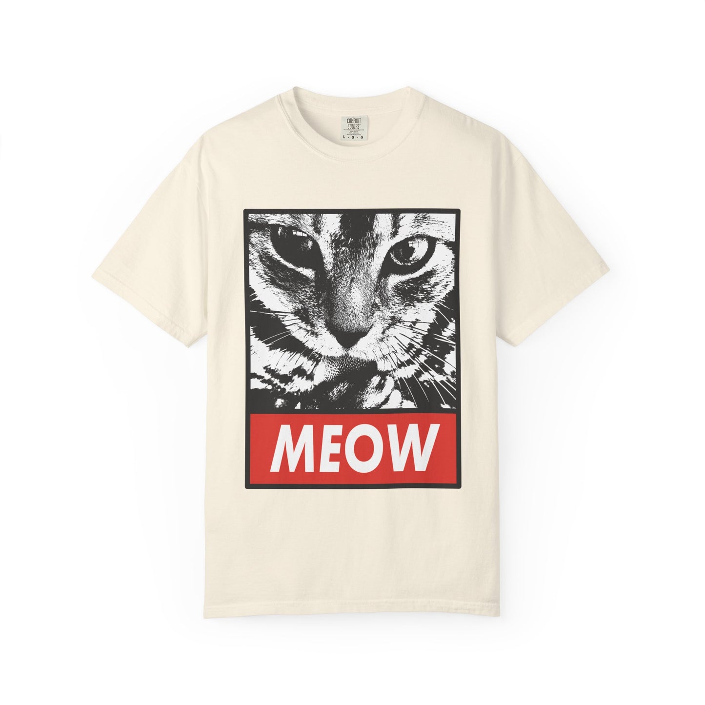 Meow Cat Graphic T-Shirt