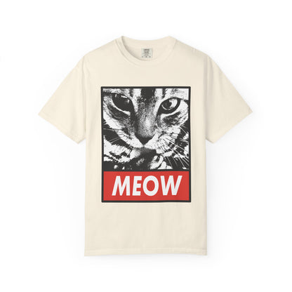 Meow Cat Graphic T-Shirt