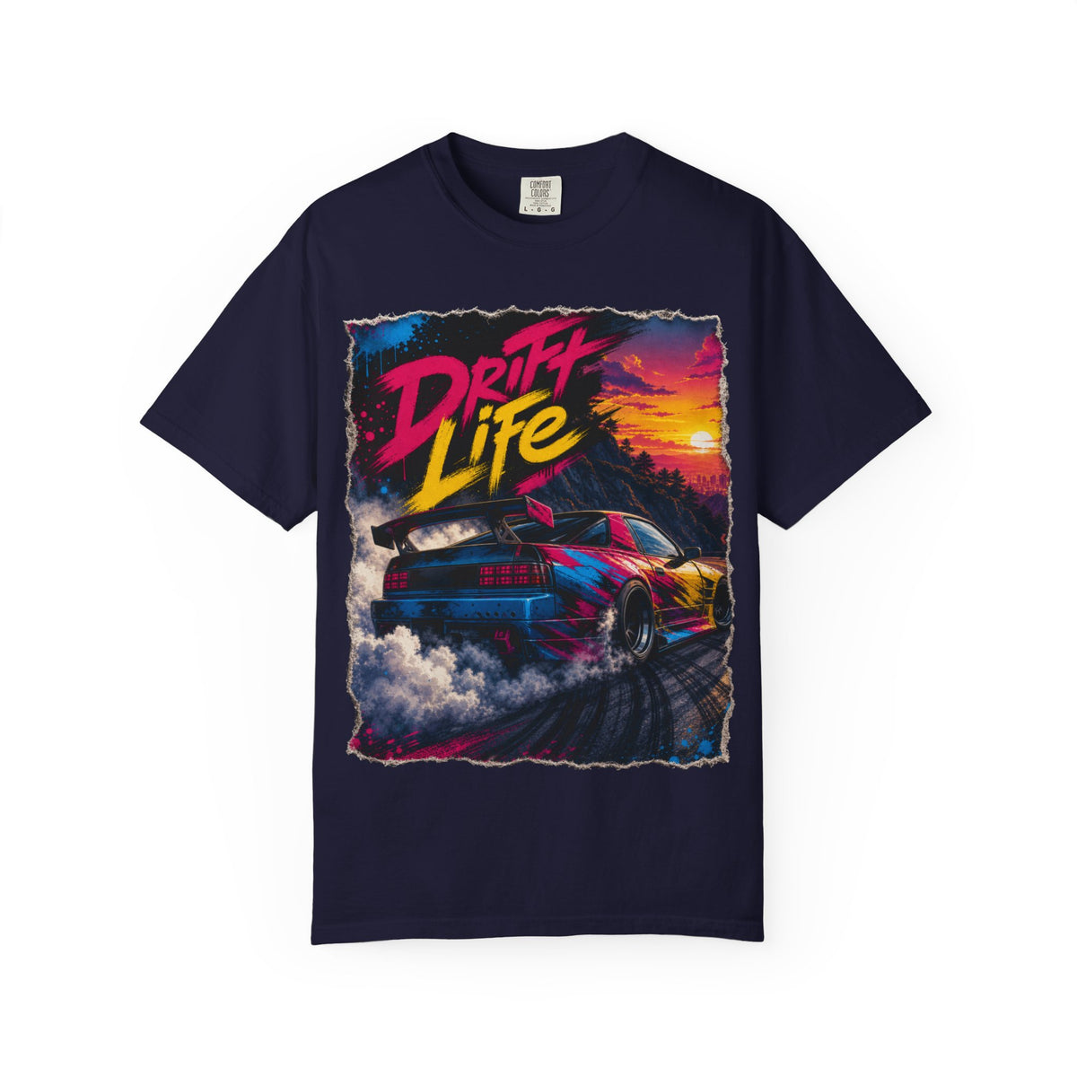 Retro Drift Life Graphic T-Shirt