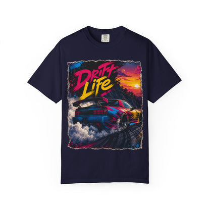 Retro Drift Life Graphic T-Shirt