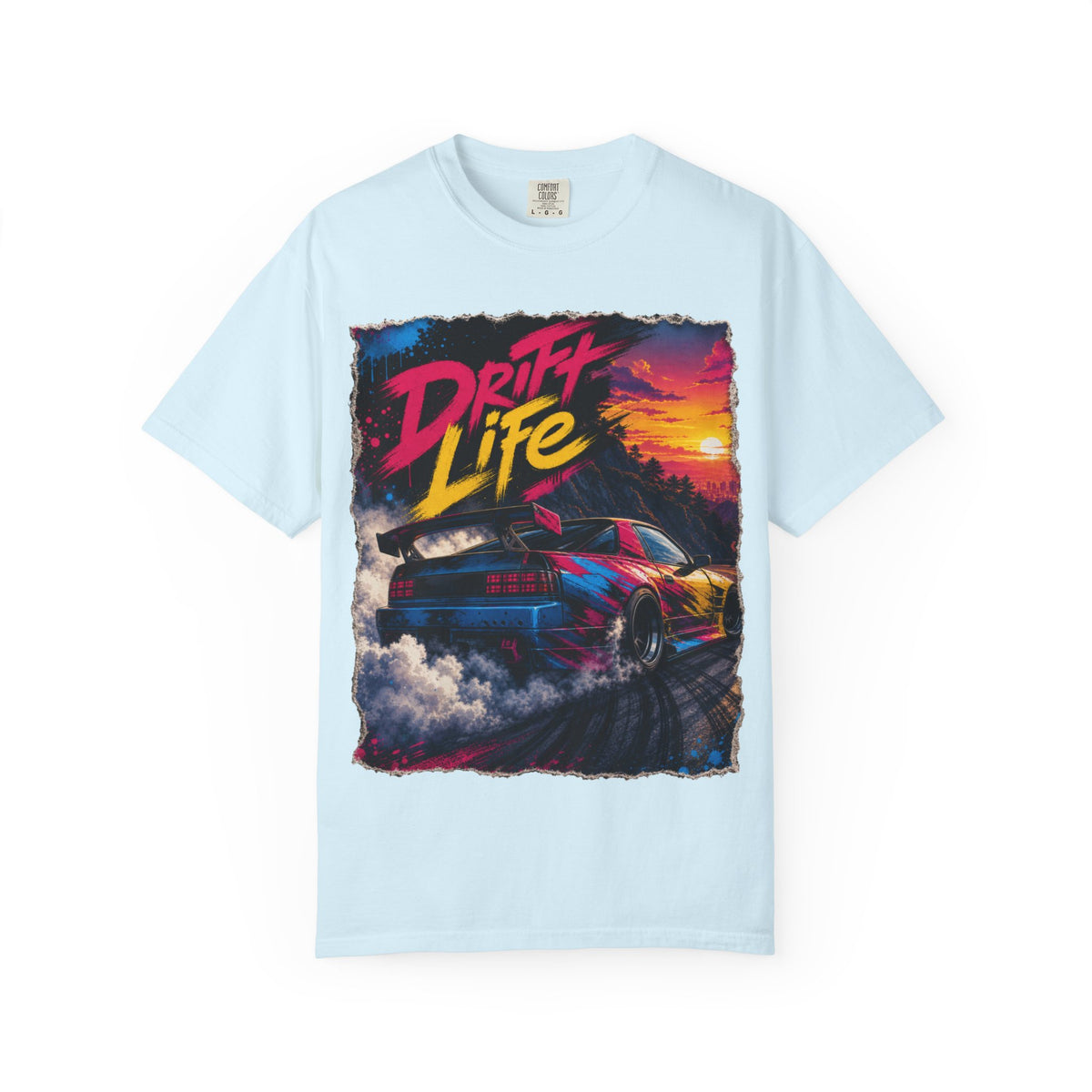 Retro Drift Life Graphic T-Shirt