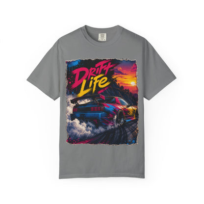 Retro Drift Life Graphic T-Shirt