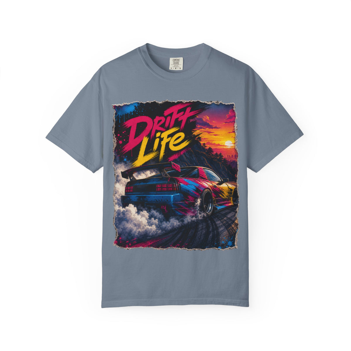 Retro Drift Life Graphic T-Shirt