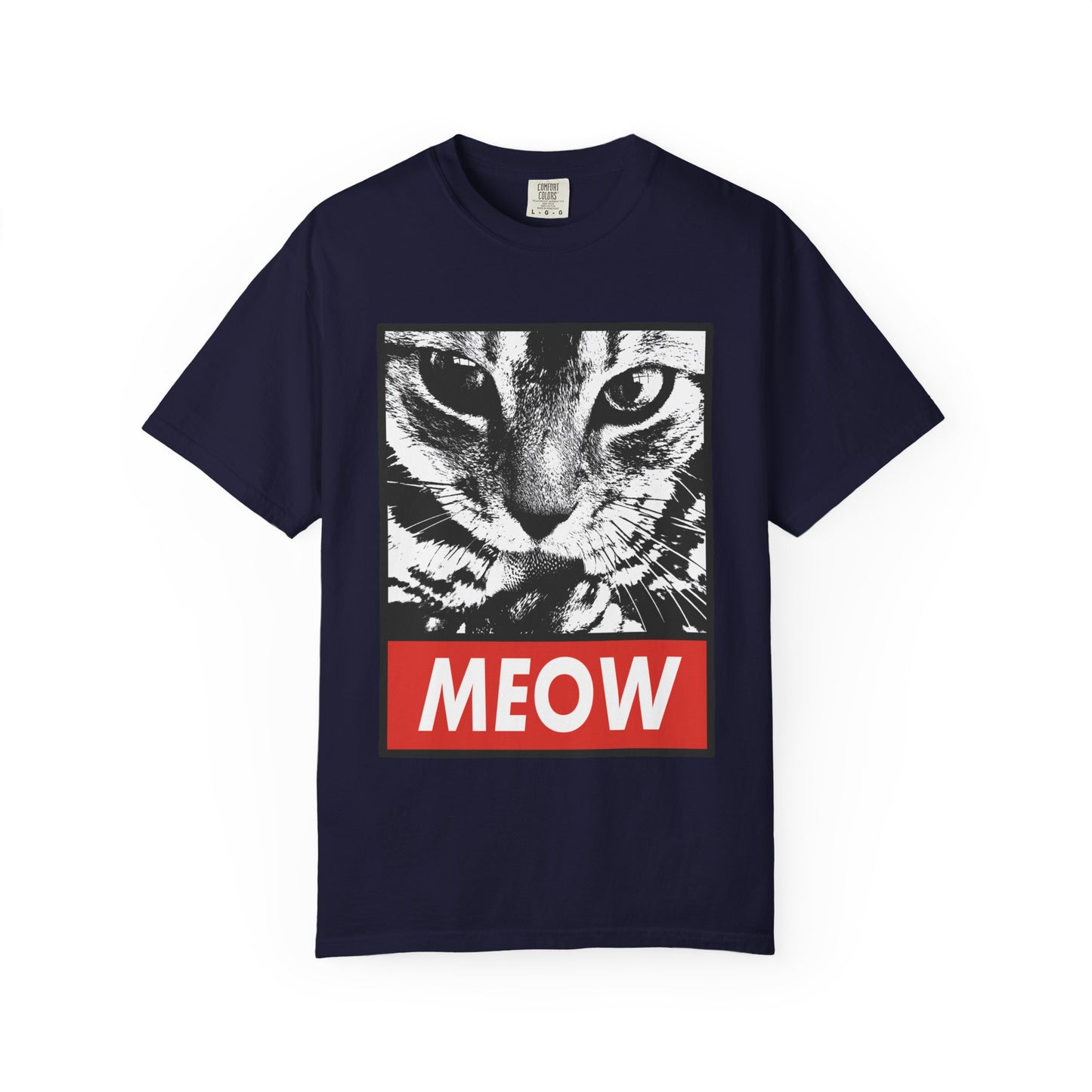 Meow Cat Graphic T-Shirt