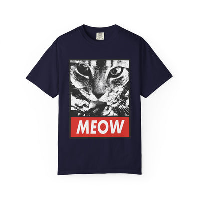 Meow Cat Graphic T-Shirt